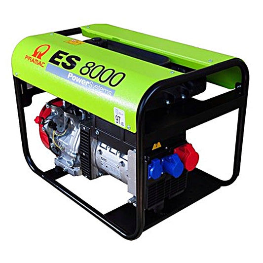 (3 Phase) Pramac ES 8000 400/230 V Petrol Generator (Long Run + AVR )