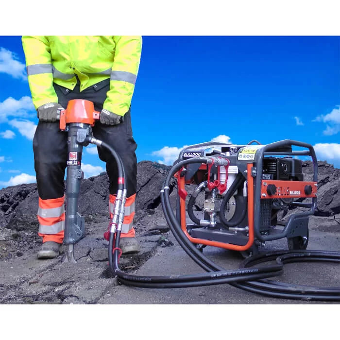 Bulldog Petrol Hydraulic Power Pack cw BHB25XS Breaker - Belle