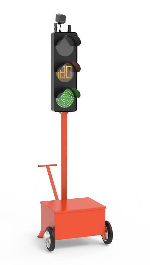 PORTABLE TRAFFIC LIGHTS—TRAFFIC ACTIVATED