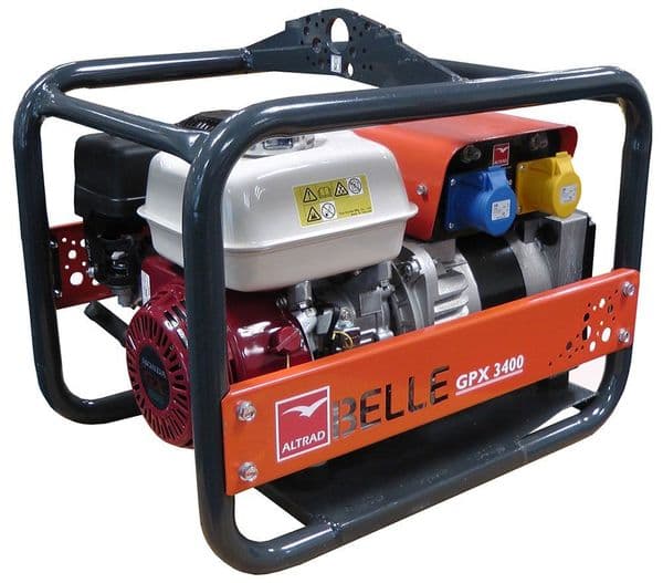 3.4kVA Petrol Generator  - Altrad Belle GPX3400